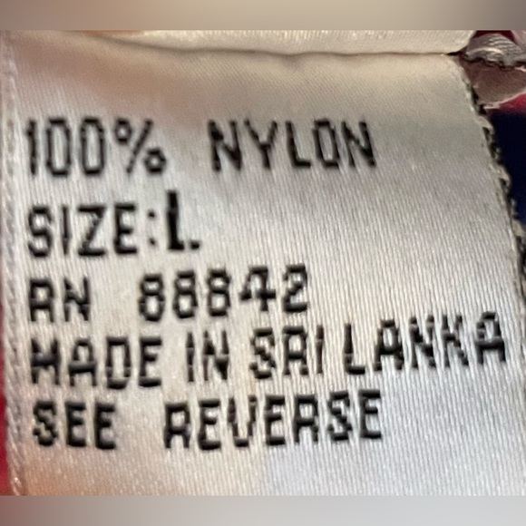 VTG Bridge Gate 90's American Windbreaker Jacket Funky Color Block SZ Large - Picture 8 of 12